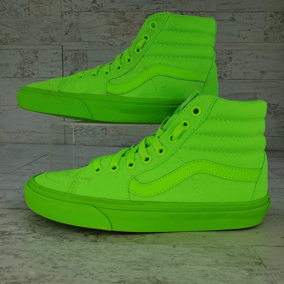 Vans Sk8-Hi 'Neon Green' - Picture 1 of 8